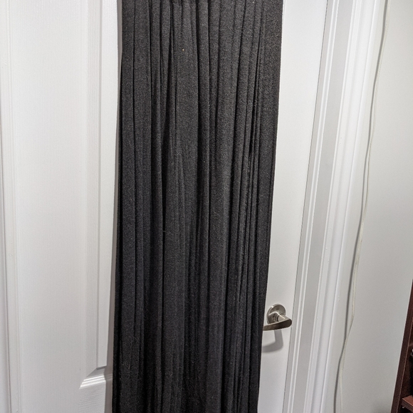 Charcoal Grey Maxi Skirt - Picture 2 of 3
